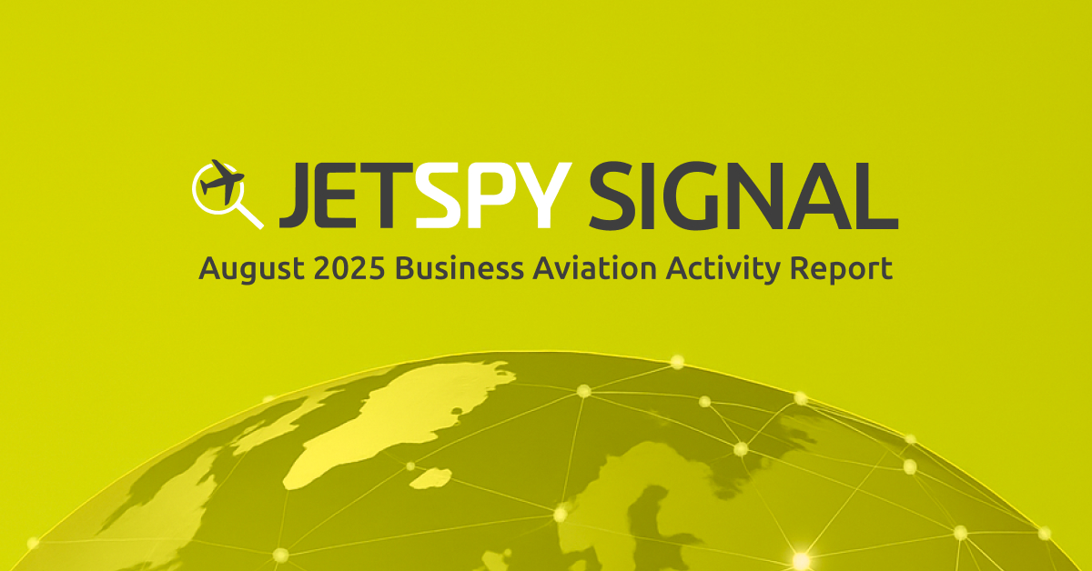 JetSpy Signal - August 2025 Business Aviation Report